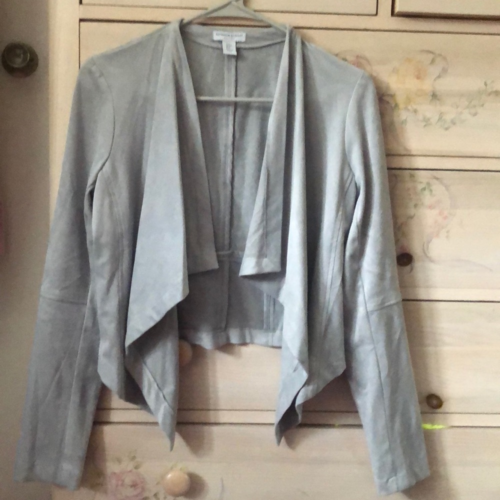Katherine Barclay Faux Velvet Suede Jacket